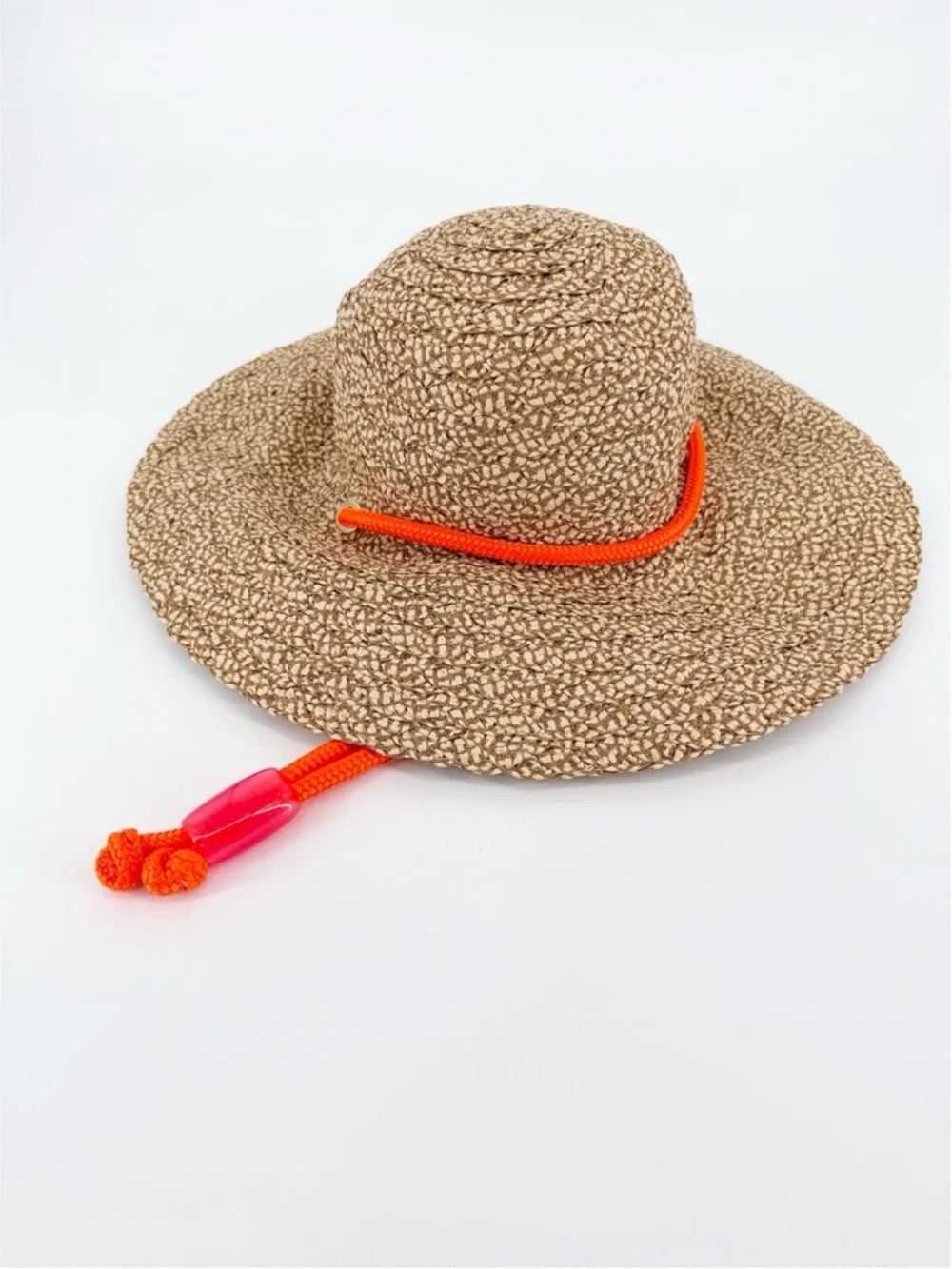 NWT Eric Javits Peanut Broad-Brim Sun Hat One Size Peanut - Picture 6 of 10